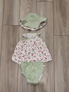 toddler cherry summer outfit